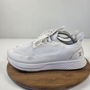 Flux Running Shoes Mens Size 10.5 White Mesh Low Top Athletic Comfort Sneakers